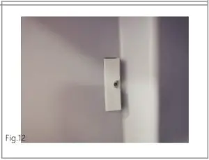 FIG 14 Reversing the Icebox door