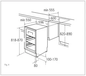 FIG 7 Installation and ventilation