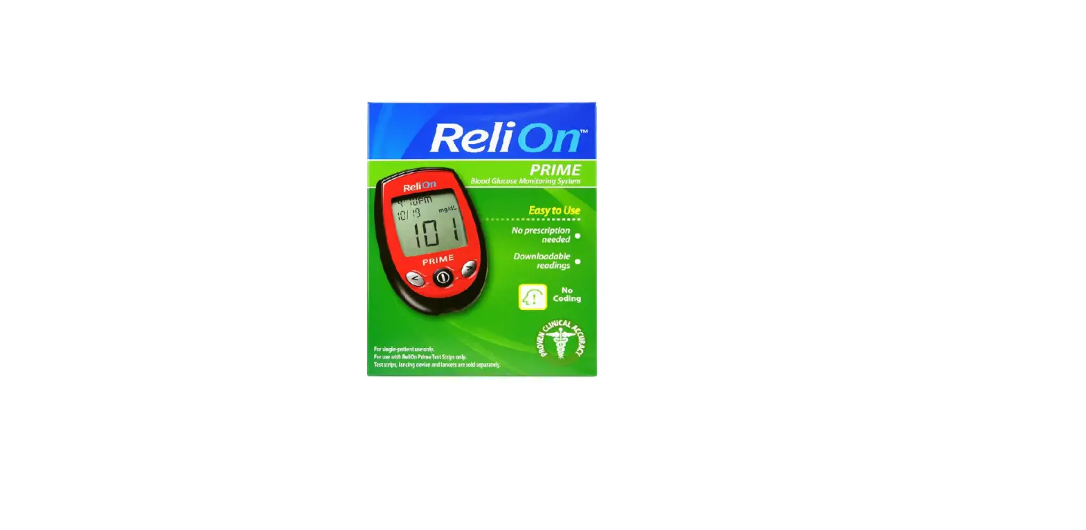 Reli On Prime Blood Glucose Monitoring System User Instruction Manual