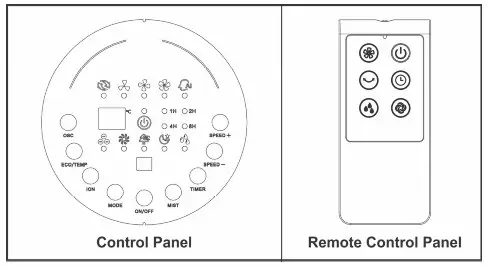DEFY MF 8000 B Mist Fan- Operating instructions