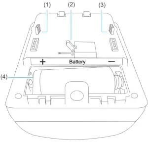 Sensor pins and tamper switch