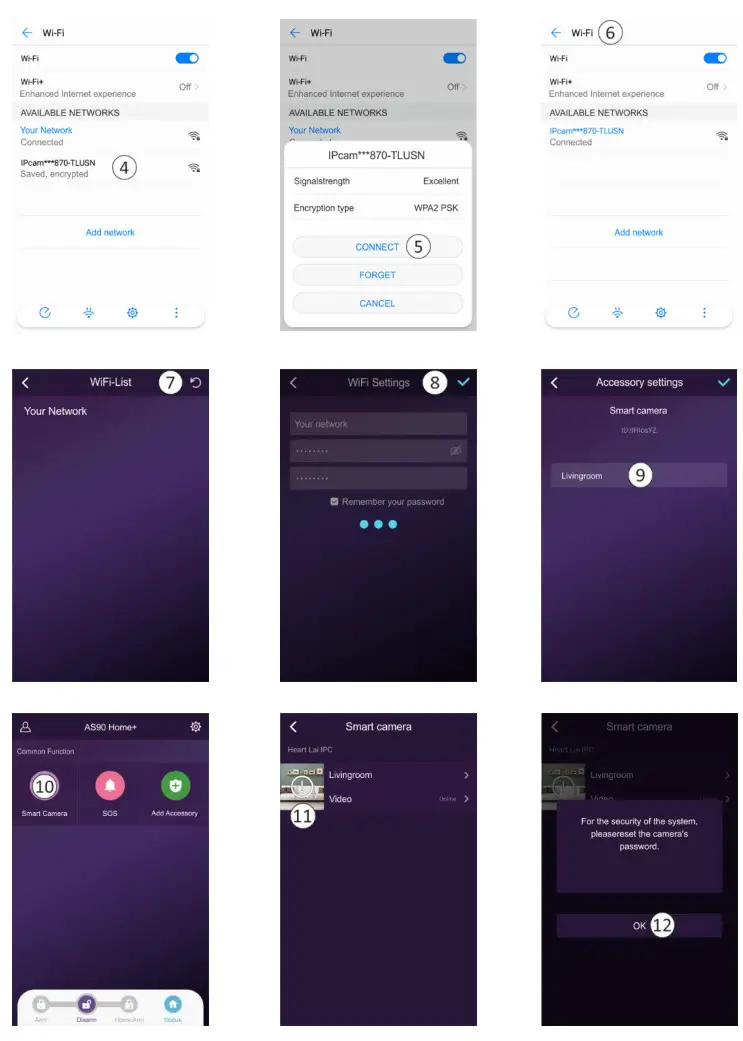 ELRO AS90CA HD Pan Tilt Security Camera - Installation Android 1