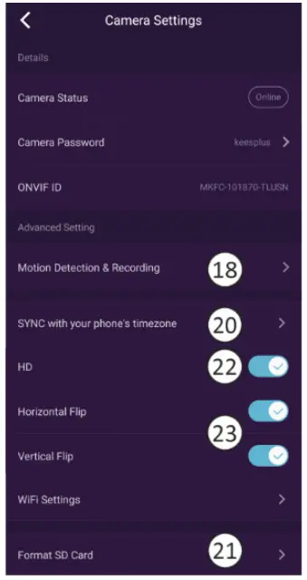 ELRO AS90CA HD Pan Tilt Security Camera - connection