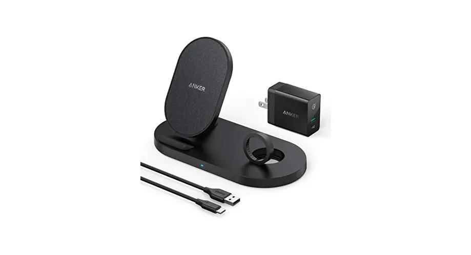 Anker A2595 Powerwave Magnetic 3-in-1 Stand With Watch Charging Cable Holder User Guide