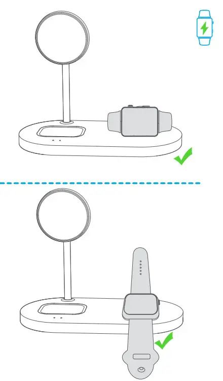 ANKER A2595 PowerWave Magnetic 3-in-1 Stand with Watch Charging Cable Holder - fig 9