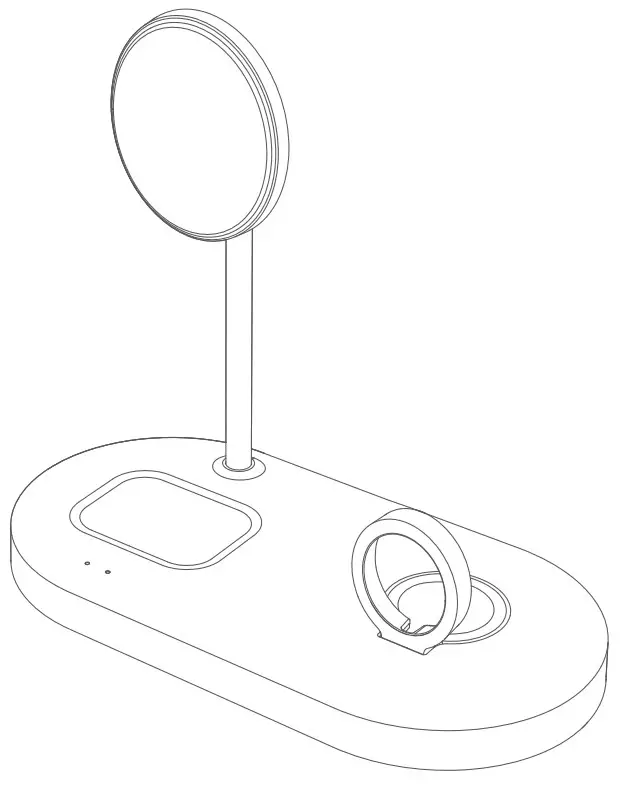 ANKER A2595 PowerWave Magnetic 3-in-1 Stand with Watch Charging Cable Holder