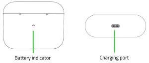RAZER 383 True Wireless Earphone - Charging