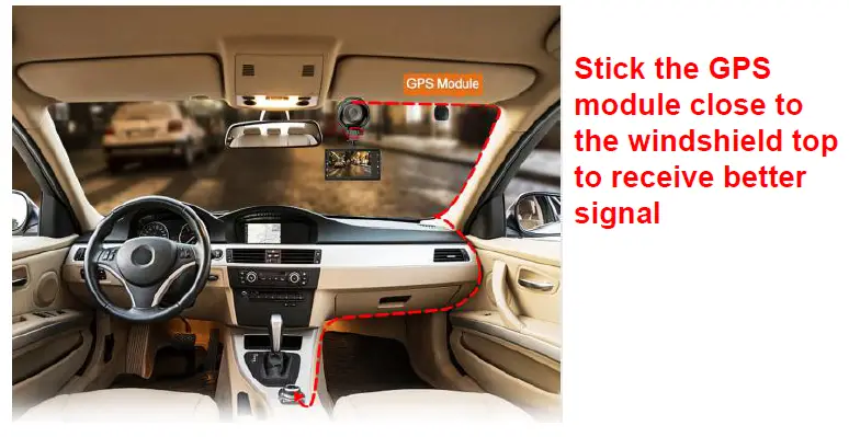 Front camera installation