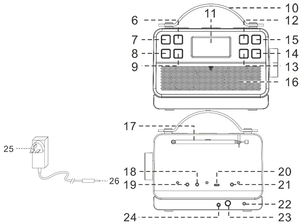 Coopers OF STORTFORD H796 Wireless TV Speaker - 3 button