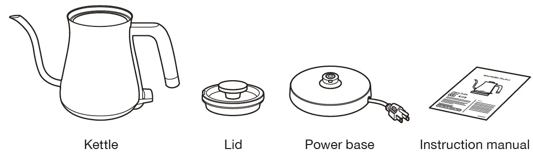 BALMUDA K02H Series K02H-BK Electric Kettle fig 11