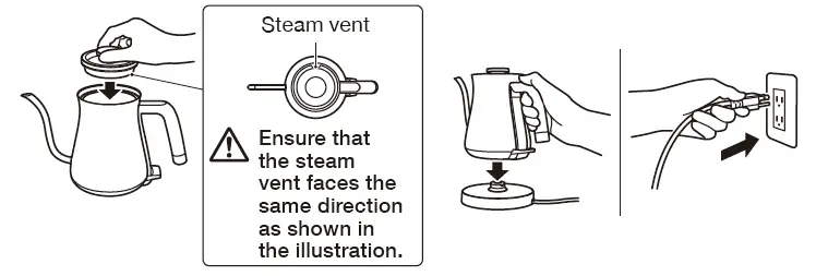 BALMUDA K02H Series K02H-BK Electric Kettle fig 14