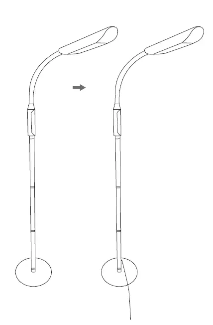 TROTRONICS TT-DL060 LED Floor Lamp fig 4