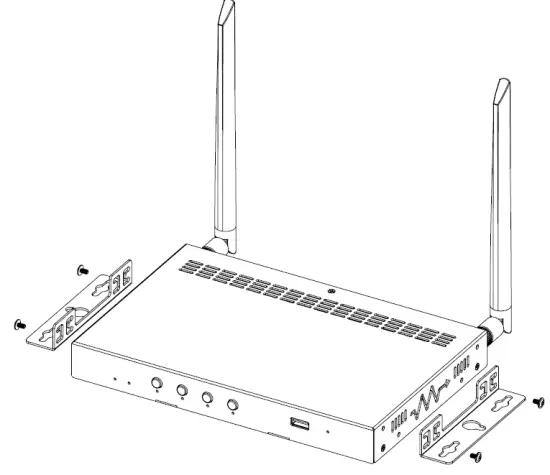 BLUSTREAM AMF41W Advanced Wireless Multi Format Presentation FIG 5