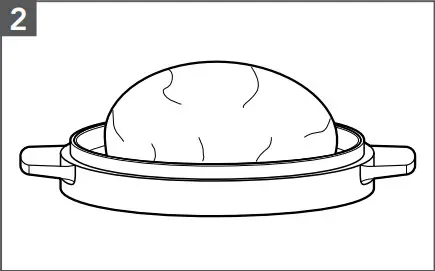 KitchenAid KSM2CB5B Bread Bowl with Baking Lid - FIG 14