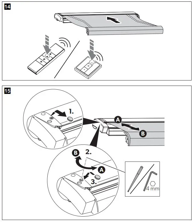 DOMETIC PR2000 Awnings PerfectRoof User Manual - Fig 14,15