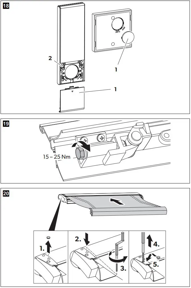 DOMETIC PR2000 Awnings PerfectRoof User Manual - Fig 18,19,20