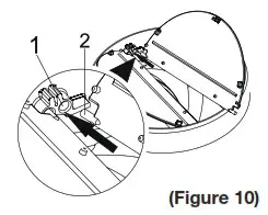 GRUNDIG GDKP 2460 B Hood - Installation of the Hood to the 2