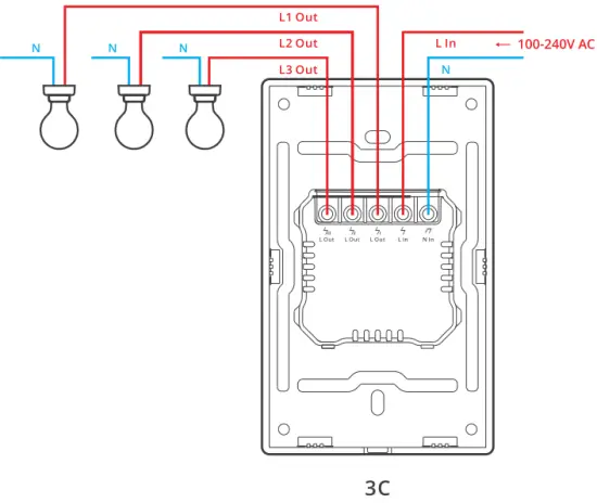 SONOFF M5120 Switchman Smart Wall Switch MAIN IMAGE 3