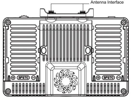 CVW CVSWIFTZ Swift Z 5 5 Inch Wireless Monitor Kit - Back Panel