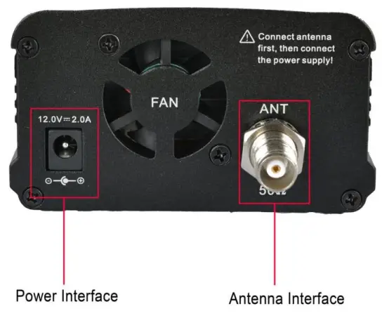 Guangzhou Chuanzhou Electronic Technology CZE 7C FM transmitter - panel