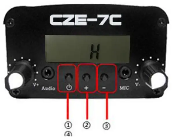 Guangzhou Chuanzhou Electronic Technology CZE 7C FM transmitter - power