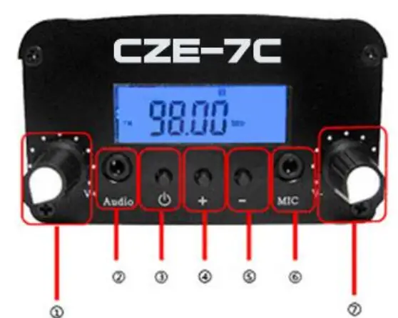 Guangzhou Chuanzhou Electronic Technology CZE 7C FM transmitter