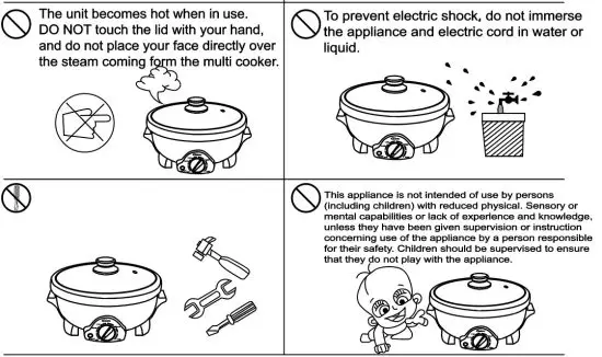PowerPac PPMC708 Steamboat and Multi Cooker 3 5 L - figure 3