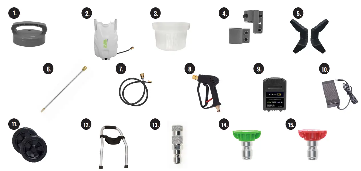 SILICA SLAYER FZVACF 2 5 Battery Powered Sprayer - fig 2