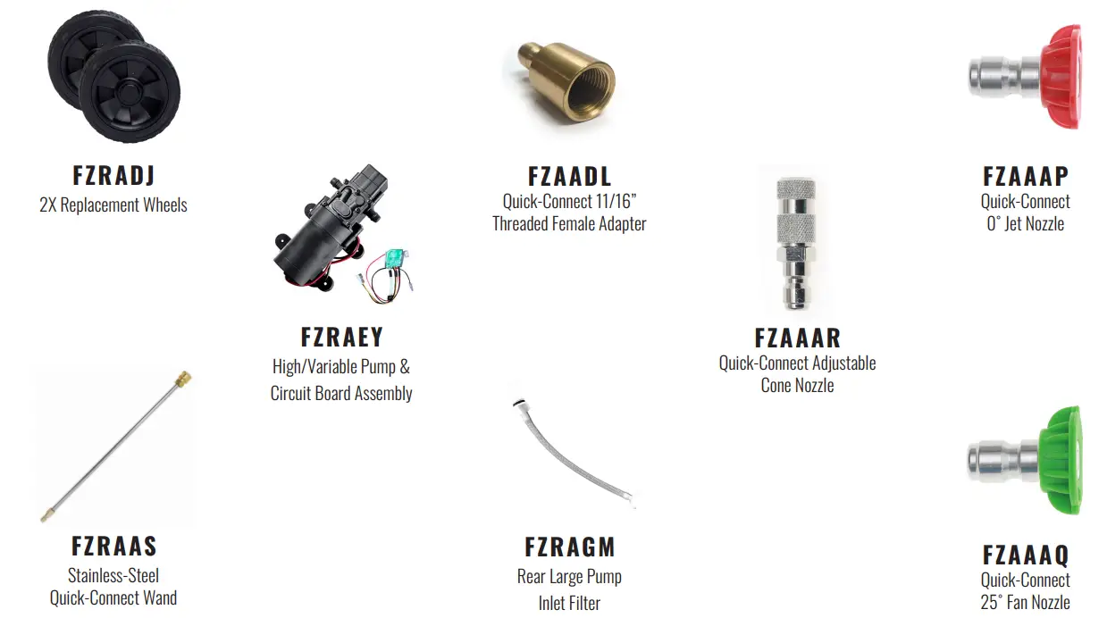 SILICA SLAYER FZVACF 2 5 Battery Powered Sprayer - fig 7