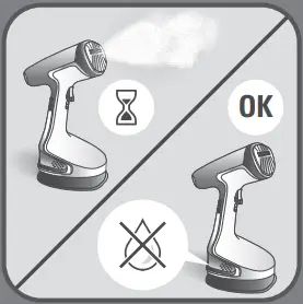 Tefal DT81XX Handheld Steam -Allow the appliance