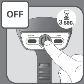 Tefal DT81XX Handheld Steam - Press and hold2