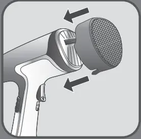 Tefal DT81XX Handheld Steam - The steam bonnet