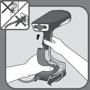 Tefal DT81XX Handheld Steam - Unlock and remove2