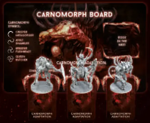 AWAKEN REALMS REBNEMENCAR Nemesis Carnomorphs Strategy Board Game - Board