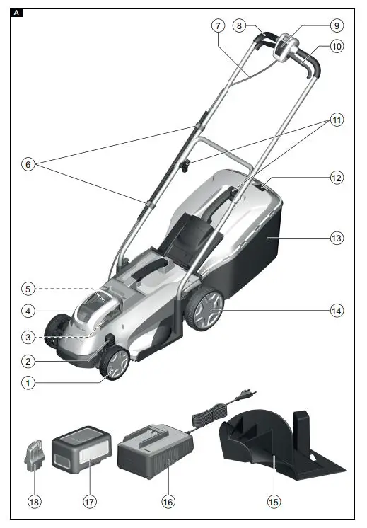 KARCHER-LMO-18-33-Cordless-Lawn-Mower-Battery-Set-1