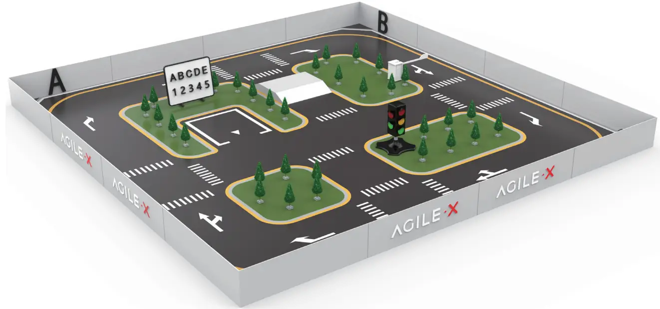 AGILE X LIMO Simulation Table