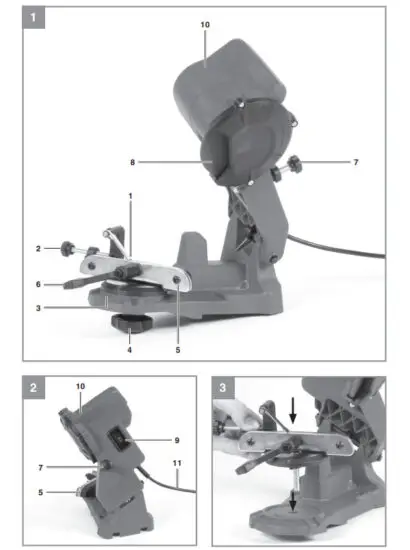 Einhell GC CS 85 E Saw chain sharpener - figure 1