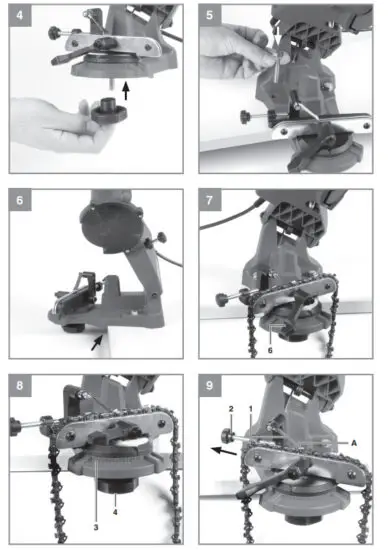 Einhell GC CS 85 E Saw chain sharpener - figure 2
