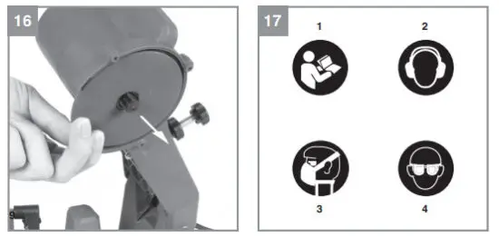 Einhell GC CS 85 E Saw chain sharpener - figure 4