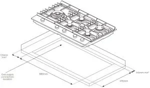 Electrolux Dimension Gas Cooktops 90cm