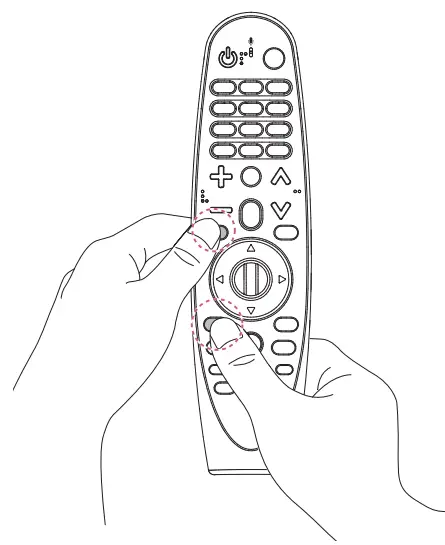 AN MR18BA Magic Remote Control for Select 2018 LG AI ThinQ Smart TV - 2