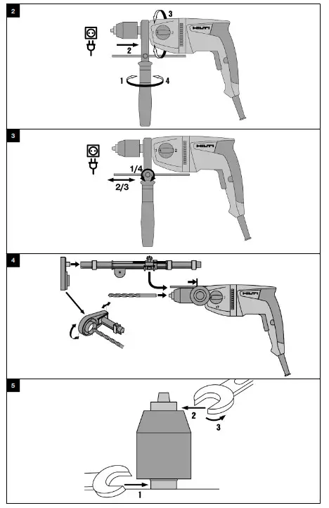 HILTI UH 700 Corded Hammer Drill Drivers - fig