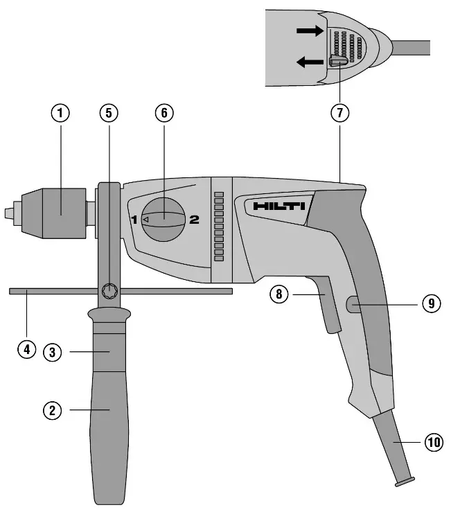 HILTI UH 700 Corded Hammer Drill Drivers