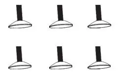 COSMO COS GRT366 36 inch Slide In Counter Gag Cooktop - Adjustable Leg Installation 1