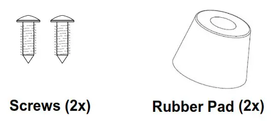 COSMO COS GRT366 36 inch Slide In Counter Gag Cooktop - Rubber Pad Installation on Back Panel 1
