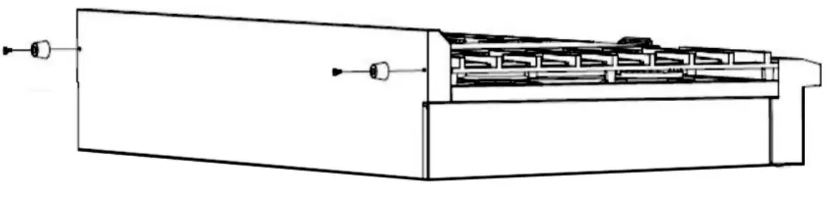 COSMO COS GRT366 36 inch Slide In Counter Gag Cooktop - Rubber Pad Installation on Back Panel 2