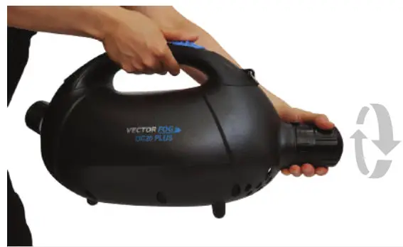 VECTOR FOG DC20+ ULV Fogger--Adjust the droplet