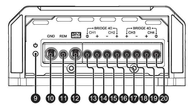 SOUNDIGITAL 400.4 EVO 4.0 Digital 4 Channel Amplifier Owner's-FIG5