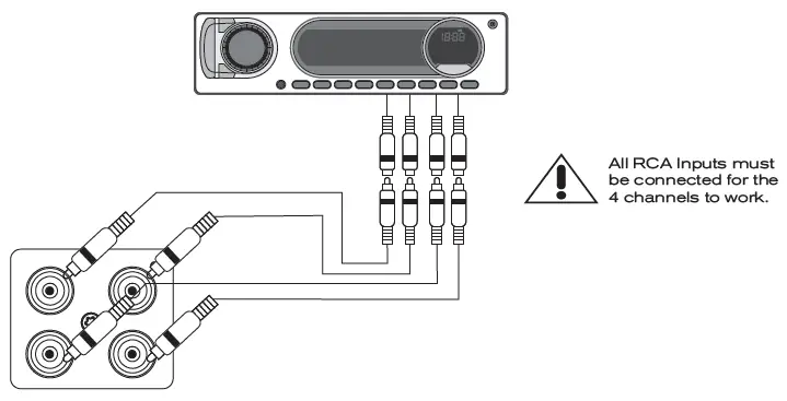 SOUNDIGITAL 400.4 EVO 4.0 Digital 4 Channel Amplifier Owner's-FIG8
