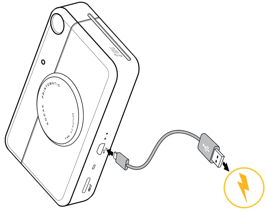 KODAK 26322809 Printomatic Digital Instant Print Camera. - Getting Started 2